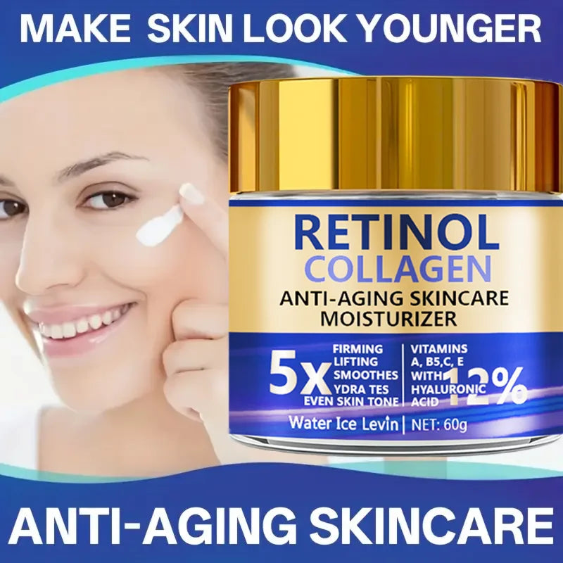 Crème Visage Rétinol + Collagène 60g – Hydratante & Effet Fermeté - vue produit 5
