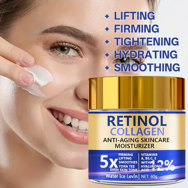 Crème Visage Rétinol + Collagène 60g – Hydratante & Effet Fermeté - vue produit 4