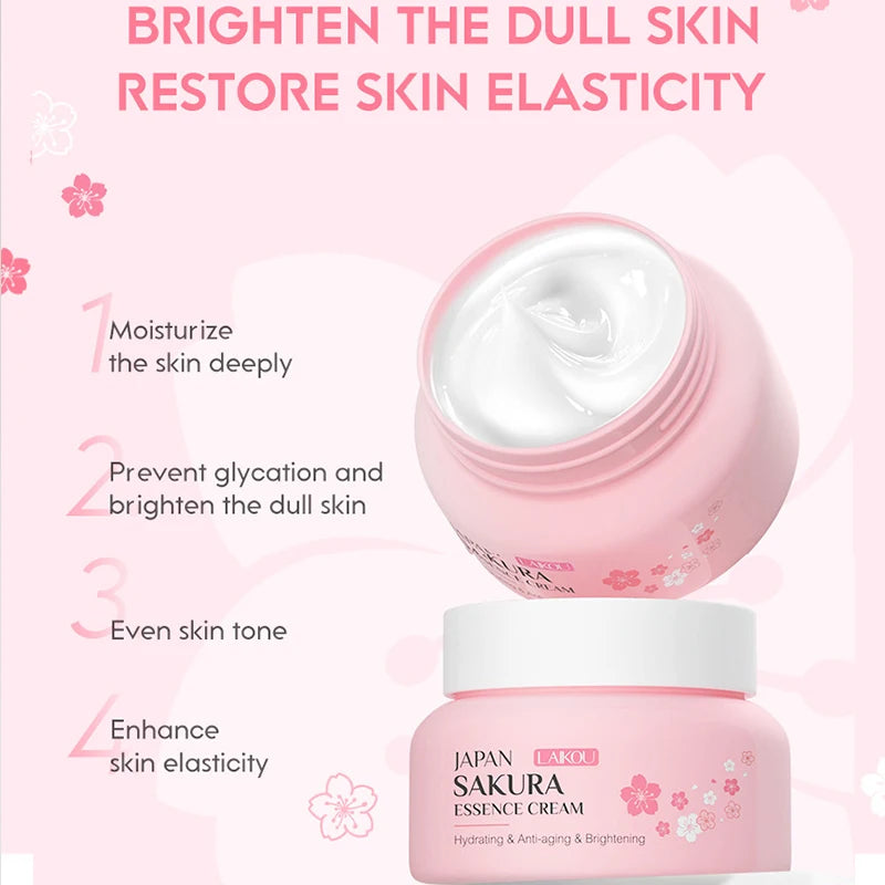 Crème Visage Sakura Essence – Hydratante & Glow (Lot de 2) - vue produit 2