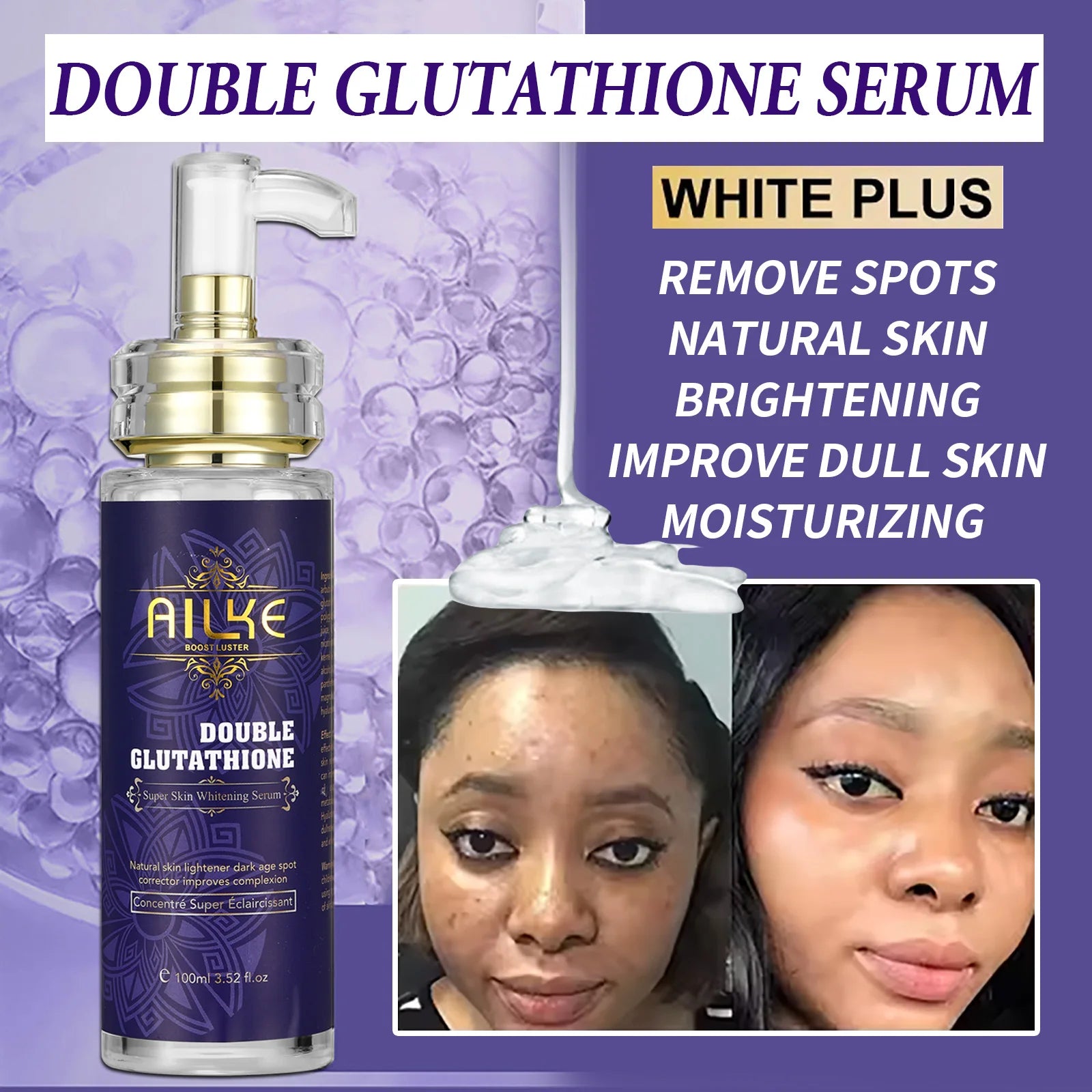 Kit 5-en-1 AILKE Glutathione – Routine Body Care Premium - vue produit 3